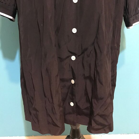 Tracy Richards Vintage Woman's Uniform Dress Button Down GUC Retro Halloween Fun - Picture 8 of 12